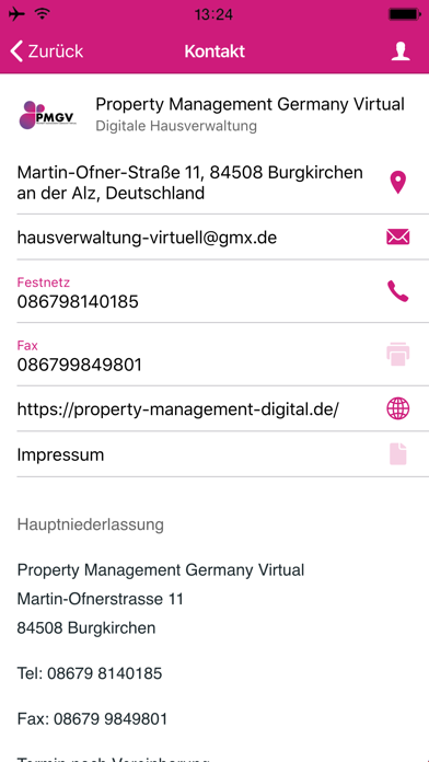 PMGV app Screenshot