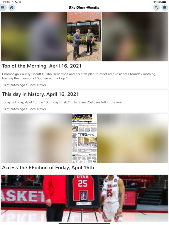 Screenshot #6 pour News-Gazette eEdition