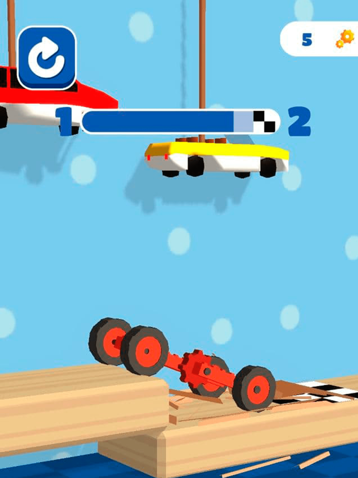 Folding Car Racing puzzle