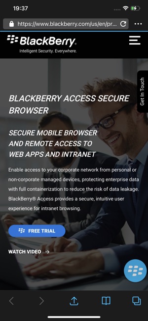 BlackBerry Access im App Store