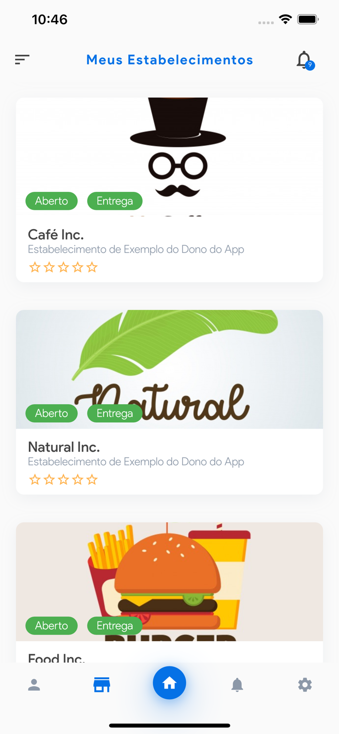 Now Delivery - Estabelecimento