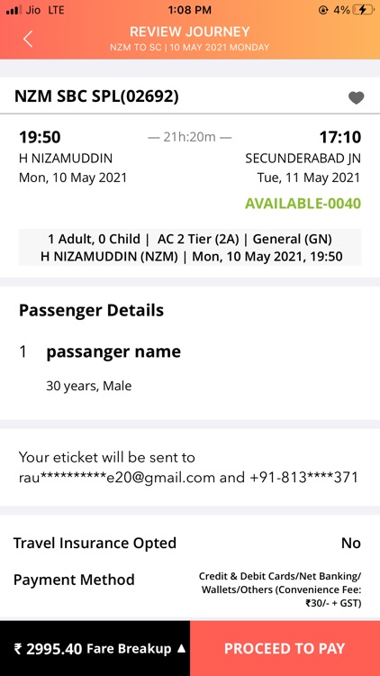 IRCTC Rail Connect screenshot-6