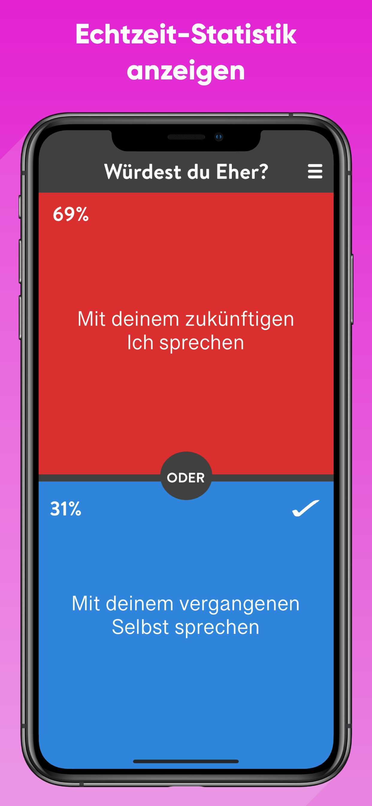 Würdest du Eher?