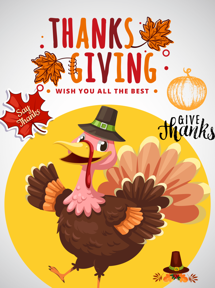 Thanksgiving Holidays Stickers