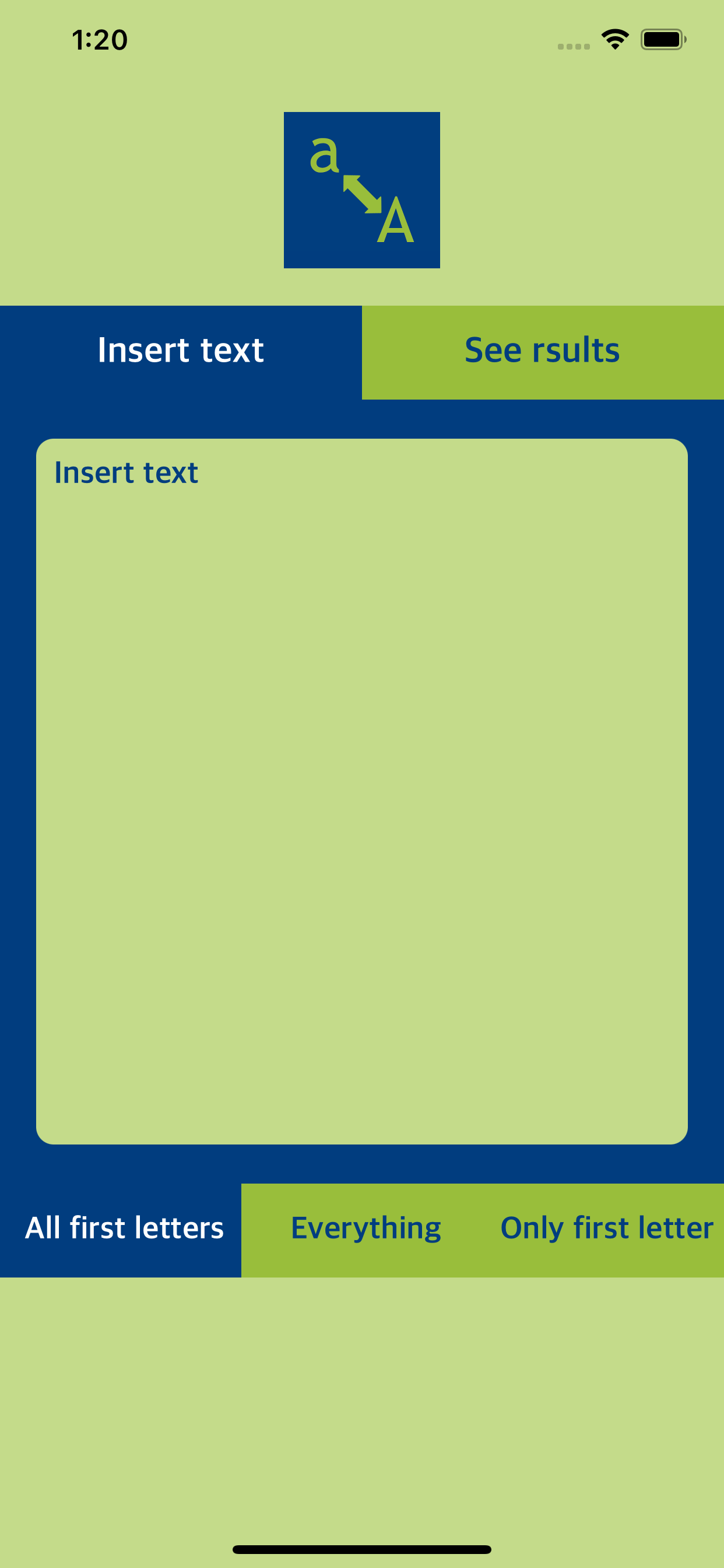 Text Uppercase Change to Caps