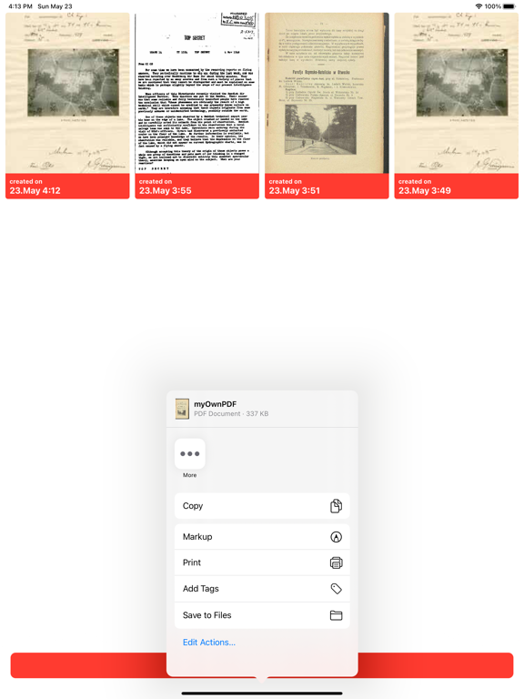 Screenshot #5 pour Image To PDF Converter App!