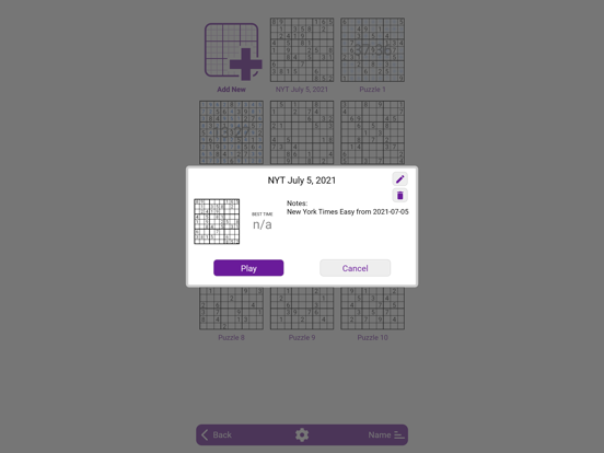 Sven's SudokuPad iPad app afbeelding 3