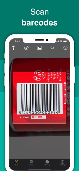 ‎QR Code & Barcode Scanner ・ Screenshot