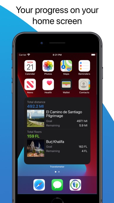 Travelometer Screenshot