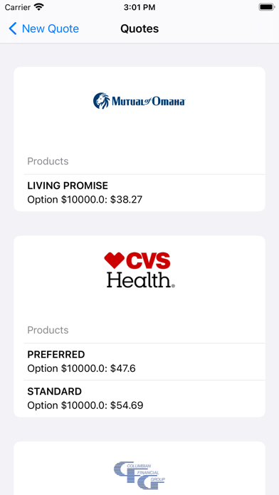 Sure Quotes Screenshot