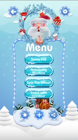 Game screenshot Santa Claus and reindeer call apk