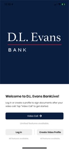 D.L. Evans BankLive screenshot #1 for iPhone