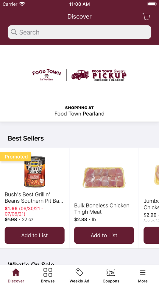 #1. Food Town Grocery Pickup (iOS) Przez: Lewis Food Town, Inc.