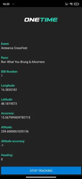 Game screenshot OneTime Tracking hack
