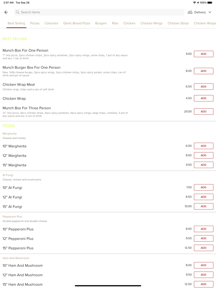 Diamond Chicken and Pizza