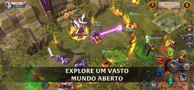 Albion online é um MMORPG sandbox em que você 