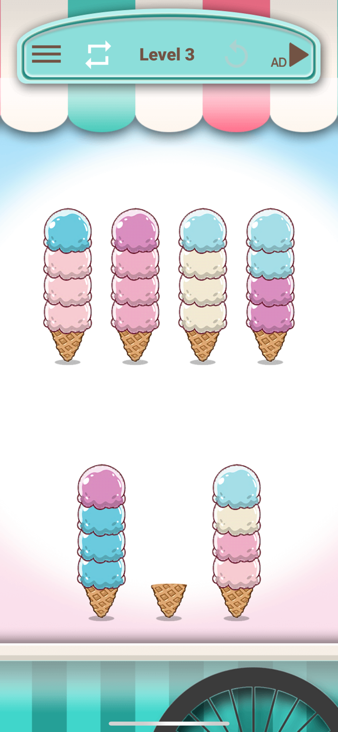 Ice Cream Matching Puzzle