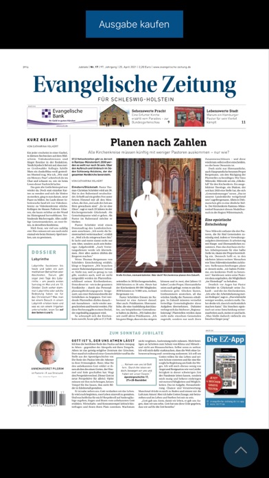 Evangelische Zeitung Screenshot