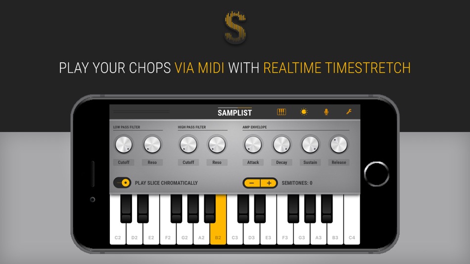 #2. Samplist (iOS) De: Cristina Buga