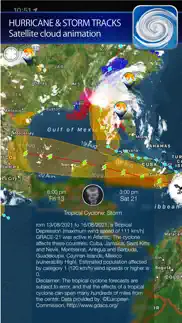 cyclone - hurricane tracker iphone screenshot 1