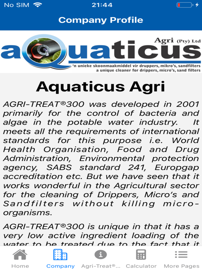 Aquaticus Agri AGRI-TREAT®300