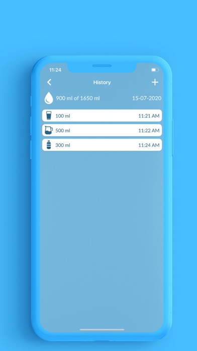 Water Reminder App Screenshot