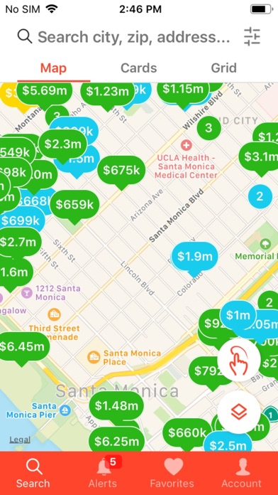 Los Angeles Home Search Screenshot