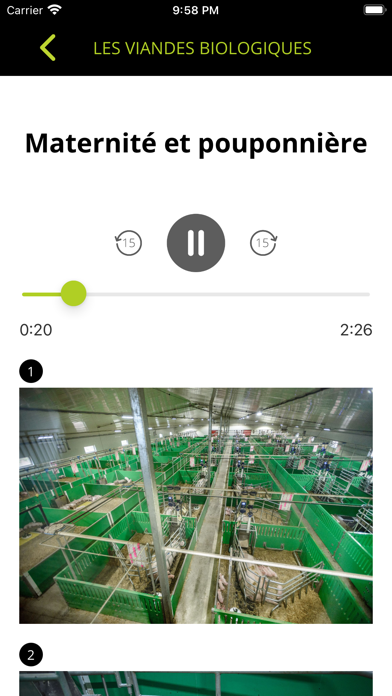 Les Viandes Biologiques Screenshot