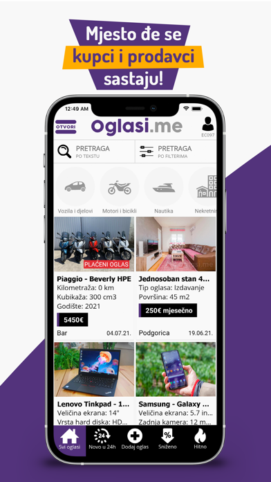 Oglasi Screenshot