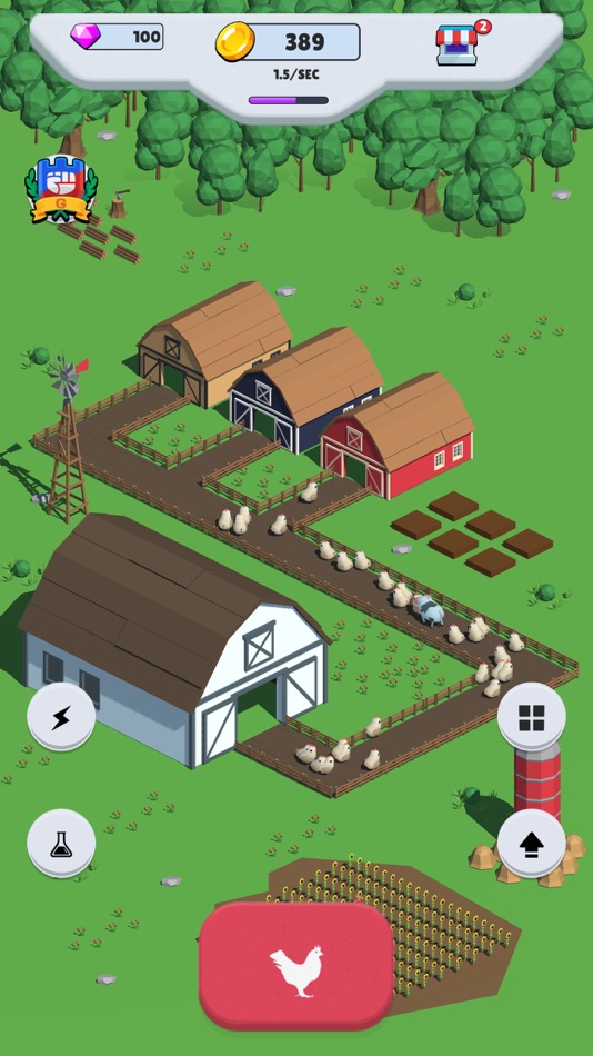 #2. Idle Farm: Farming Simulator (iOS) 由: Texas PFCG Aplicativos Ltda