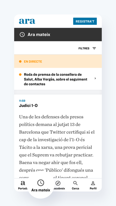 Diari ARA Screenshot