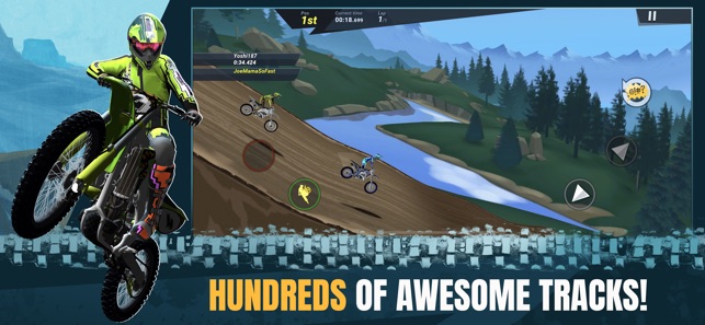 Corrida de motocross de piloto na App Store