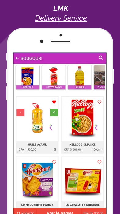 LMK Delivery Screenshot