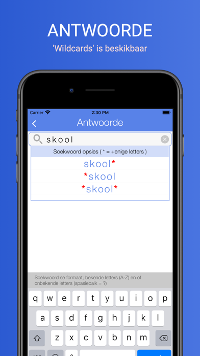 Blokkiesraaisel Woordeboek Screenshot