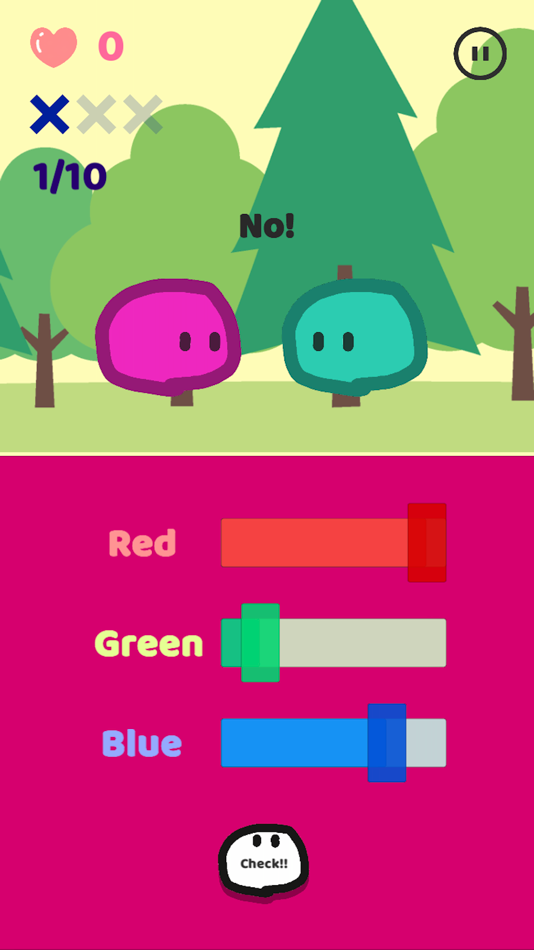 #3. RGB color matching game - COLO (iOS) Podle: akikan LLC