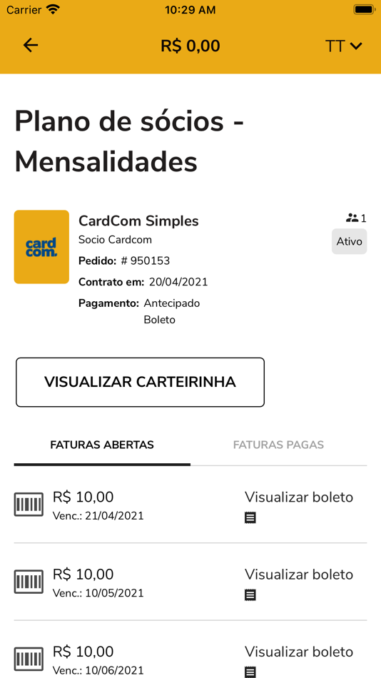 #4. Cardcom (iOS) От: Minha Entrada