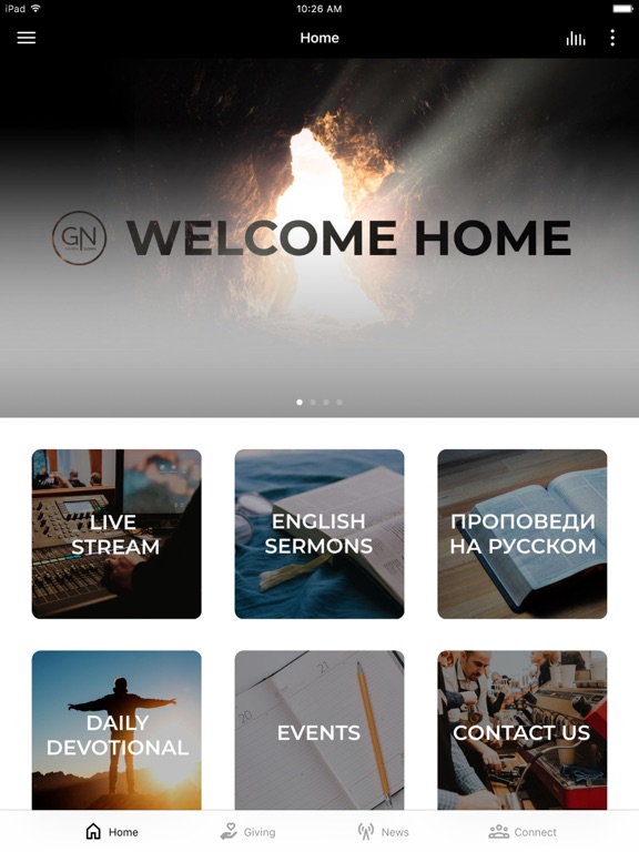 Good News Church Tacoma iPad screenshot 1 - Education app