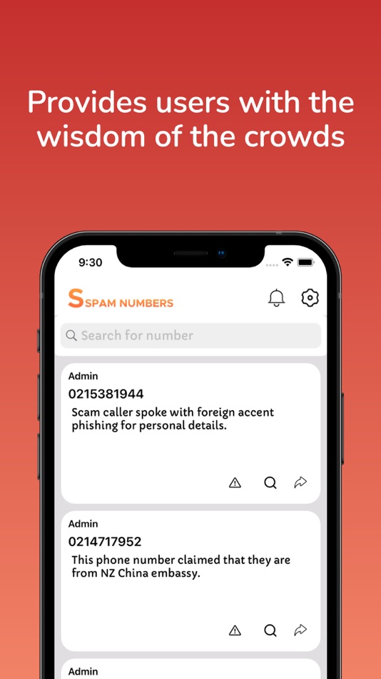 #3. Spam Numbers (iOS) 由: Quy Hoang
