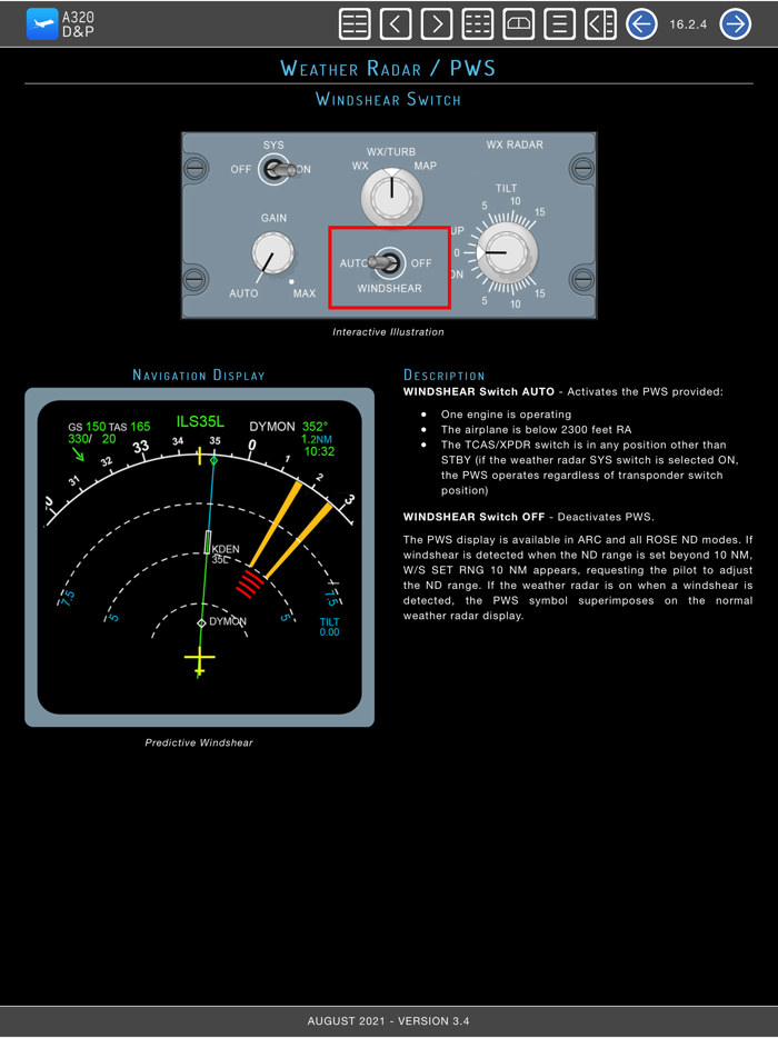 A320 Displays and Panels