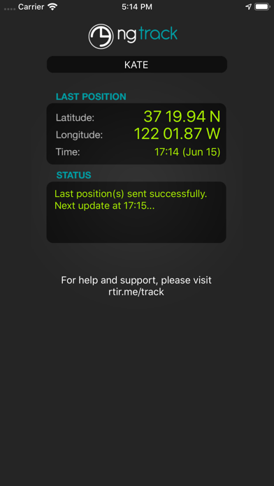NGTrack Screenshot