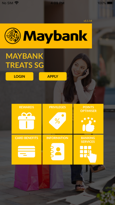 MAYBANK TREATS SG Screenshot