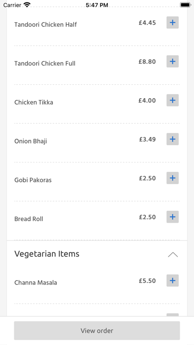 Nanu & Gugu Punjabi Kitchen, Screenshot