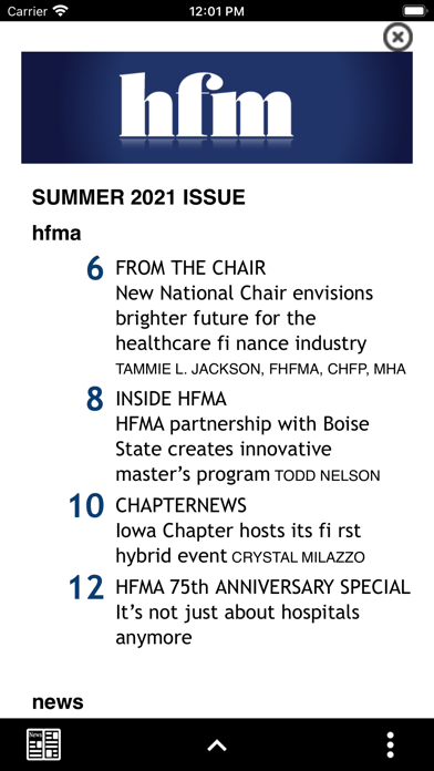 hfm magazine Screenshot