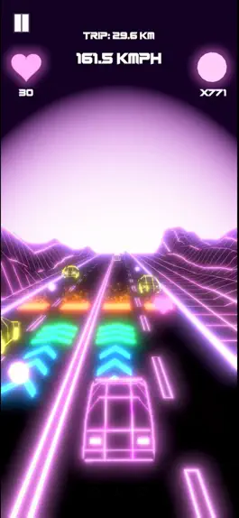 Game screenshot Neon Drive: Retro Days of 80s apk