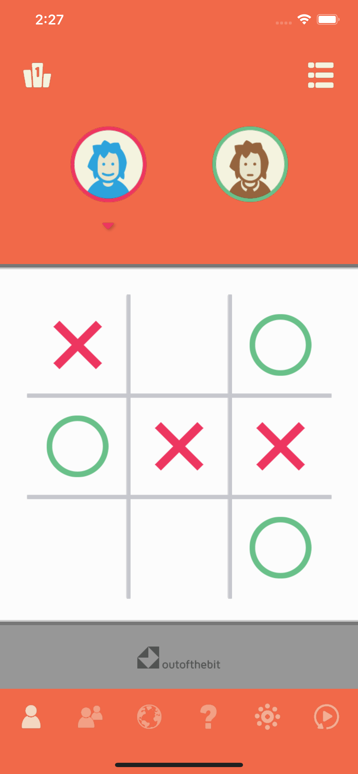 Noughts and Crosses TicTacToe