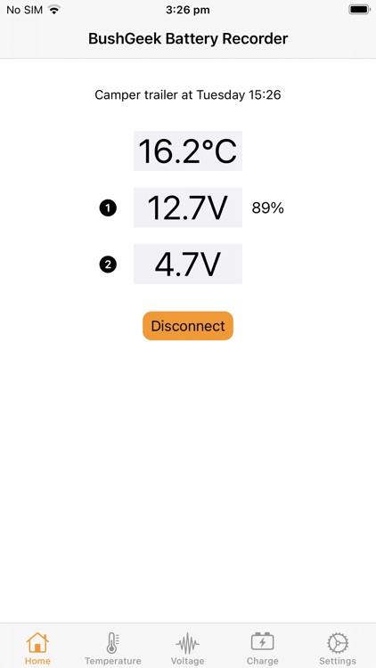 BushGeek Battery Recorder