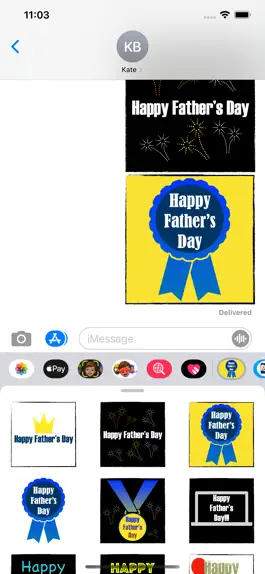 Game screenshot Father's Day Stickers!!! hack