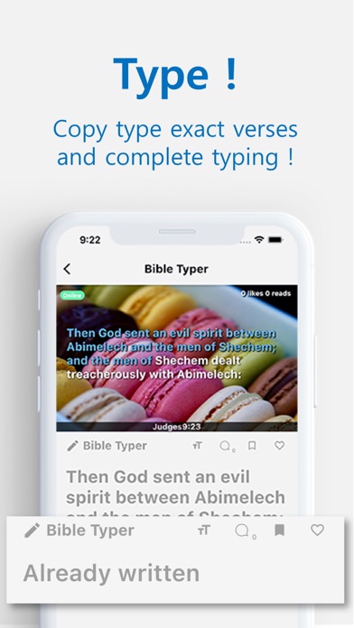 Bible Typer - KJV Screenshot