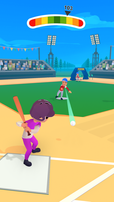 Baseball Runner 3D Screenshot