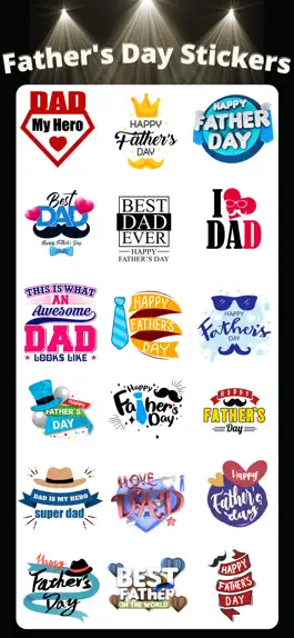 Game screenshot Fathers Day Stickers ! mod apk